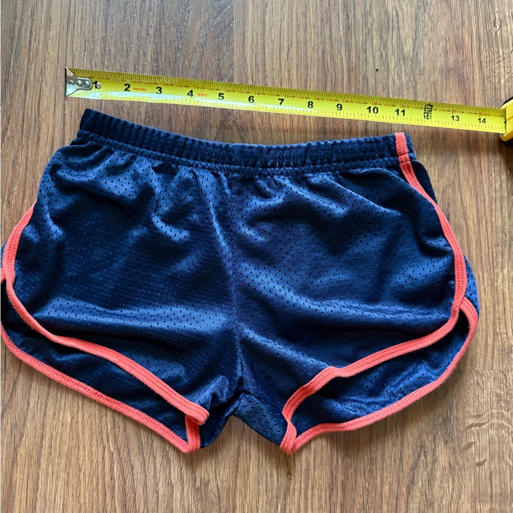 American Apparel Navy and red Athletic mesh Shorts
